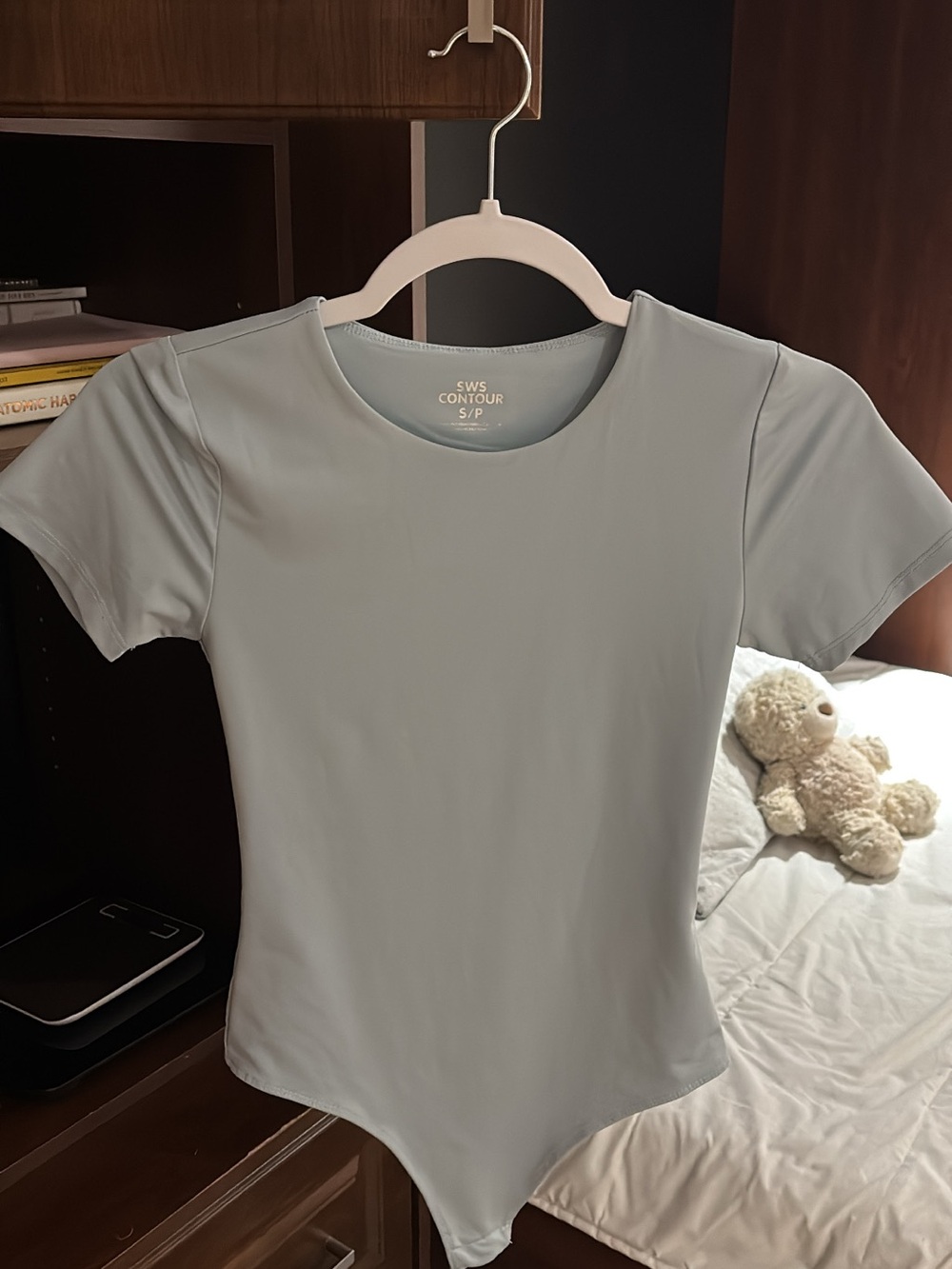Streetwear Society Light Gray Short Sleeve Bodysuit